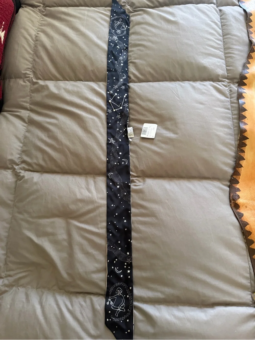 Dior Black & Cream La Balance Libra Mitzah Silk  Scarf